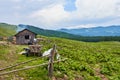Rural household in Carpathians