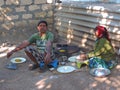 Rural India scene - cooking