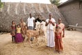 Rural Indian family Royalty Free Stock Photo