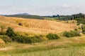 Rural Italian agricultural landscape of Tuscany area