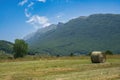 Rural landscape in the Altopiano delle Rocche, Abruzzo, Italy