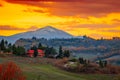 The rural landscape around Orvieto, Umbria, Italy Royalty Free Stock Photo