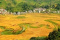 Rural landscape in Chinese counteyside Royalty Free Stock Photo