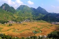 Rural landscape in Chinese counteyside Royalty Free Stock Photo