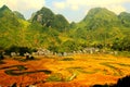 Rural landscape in Chinese counteyside Royalty Free Stock Photo