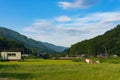Rural landscape of countryside Japan Royalty Free Stock Photo
