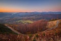 Rural landscape with dirt road Royalty Free Stock Photo