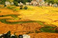 Rural landscape in Chinese counteyside Royalty Free Stock Photo