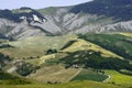 Rural landscape on the hills near Imola and Riolo Terme Royalty Free Stock Photo