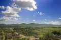 Rural landscape with houses Royalty Free Stock Photo