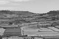 Rural landscape on island Gozo.