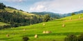 Rural landscape in mountains Royalty Free Stock Photo