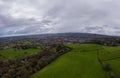 The rural landscape near Cheltenham, Gloucestershire Royalty Free Stock Photo