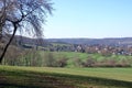 Rural landscape near freital near dresden Royalty Free Stock Photo