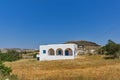 Rural landscape near town of Parikia, Paros island, Cyclades, Greece Royalty Free Stock Photo