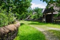 Rural landscape of an old vilage in Maramures