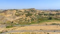 Rural landscape of Sicily in Agrigento area Royalty Free Stock Photo