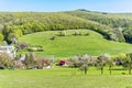Rural landscape, Slovakia, spring time