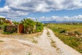 Rural landscape on Paros. Cyclades, Greece Royalty Free Stock Photo