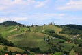 Rural landscape in Styria, Austria, wine route