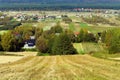 Rural landscape in Swietokrzyskie Province, Poland. Royalty Free Stock Photo