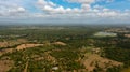 Rural landscape in Sri Lanka. Royalty Free Stock Photo