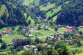 Rural landscape in valley at high altitude