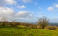 Rural landscape in winter in England Royalty Free Stock Photo