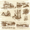 Rural landscapes and houses