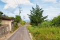 Rural Lane in Shimohama in Akita in Northern Japan