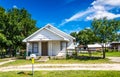 Rural life in the USA. Cozy family house in Texas Royalty Free Stock Photo