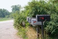 Rural Mail Boxes Royalty Free Stock Photo