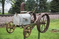 Rural mail mailbox tractor railroad tracks