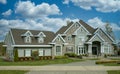 Rural Mansion Home Dwelling Residence House Roof Front View Exterior Royalty Free Stock Photo