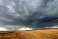 Rural Montana Storm Clouds Royalty Free Stock Photo