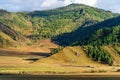 Rural mountain landscape in the fall Royalty Free Stock Photo