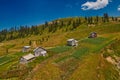 Rural mountain landscapes of Georgian Adjara region