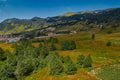 Rural mountain landscapes of Georgian Adjara region