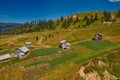 Rural mountain landscapes of Georgian Adjara region