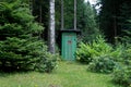 Rural old outhouse Royalty Free Stock Photo