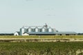 Rural Ontario Farm with Barn Silo storage agriculture animals Canada farming