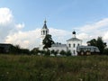The rural orthodox church in Rozhdestveno