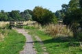 Rural path from Cambridge to Grantchester Royalty Free Stock Photo