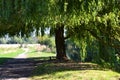 Rural path from Cambridge to Grantchester Royalty Free Stock Photo