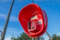 Rural payphone Royalty Free Stock Photo