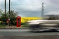 Rural phone box Royalty Free Stock Photo