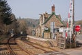 Rural Railway Station in Devon UK