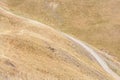 Rural road in autumn mountain landscape. Background mountain Royalty Free Stock Photo