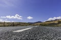 Rural road with beautiful view Royalty Free Stock Photo