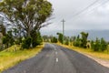 Rural road in Blue Mountains, NSW, Australia Royalty Free Stock Photo